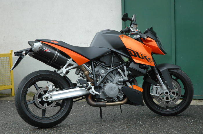 KTM 990 SUPER DUKE Magnum Series “Slip-On” twin muffler set