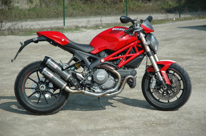 Ducati Monster 1100 EVO, twin “Slip-On” set