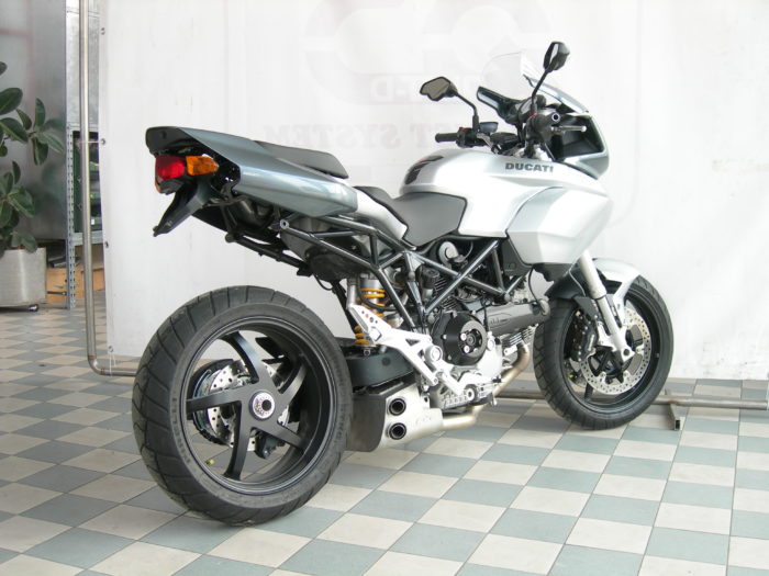 Ducati Multistrada 1000 1100, Impianto di Scarico Serie Ex-Box in Acciaio Inox