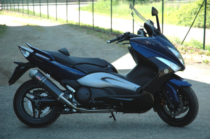 Yamaha T-MAX 500 2008 - Impianto Completo 2 in 1 in Acciaio Inox - immagine 2