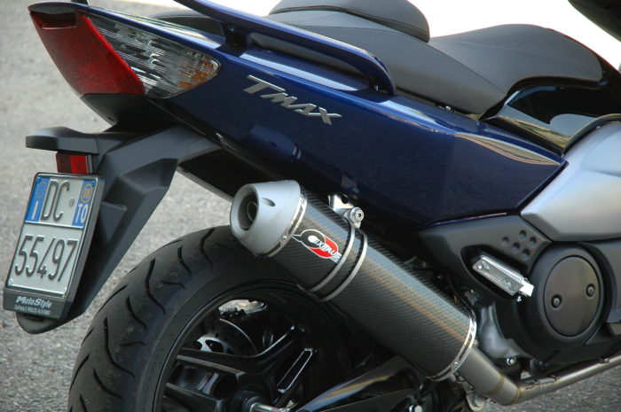 Yamaha T-MAX 500 2008 - Impianto Completo 2 in 1 in Acciaio Inox