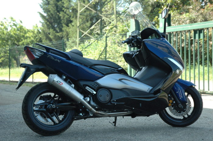 Yamaha T-MAX 500 2008 - Impianto Completo 2 in 1 in Acciaio Inox - immagine 3