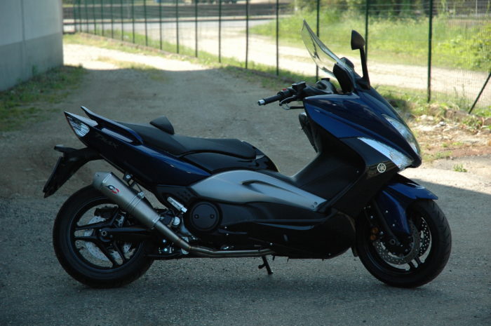 Yamaha T-MAX 500 2008 - Impianto Completo 2 in 1 in Acciaio Inox - immagine 4