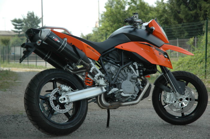 KTM 950-990 SUPERMOTO - Magnum Series “Bolt-On” twin muffler set - Image 3