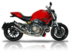 monster 1200 821 qd exhaust laterale
