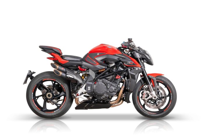 Mv Agusta Brutale 1000 RR/RS Power-Gun Titanio EURO 4 - EURO 5