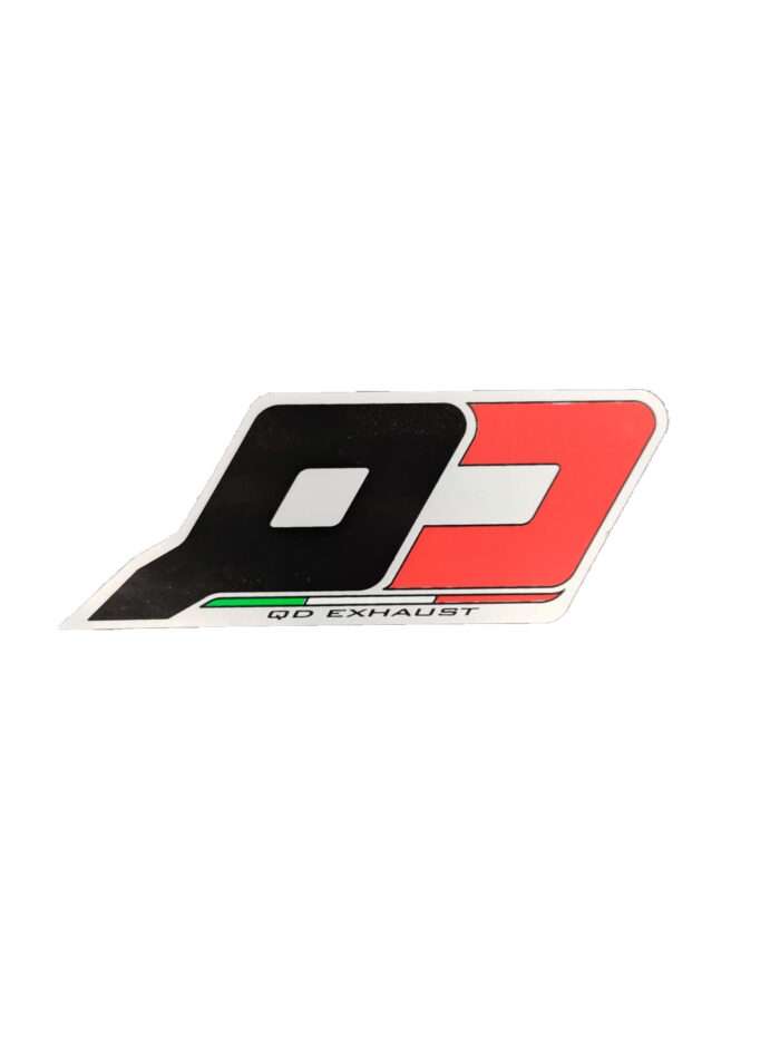 QD Exhaust heat-resistant sticker 100x38mm
