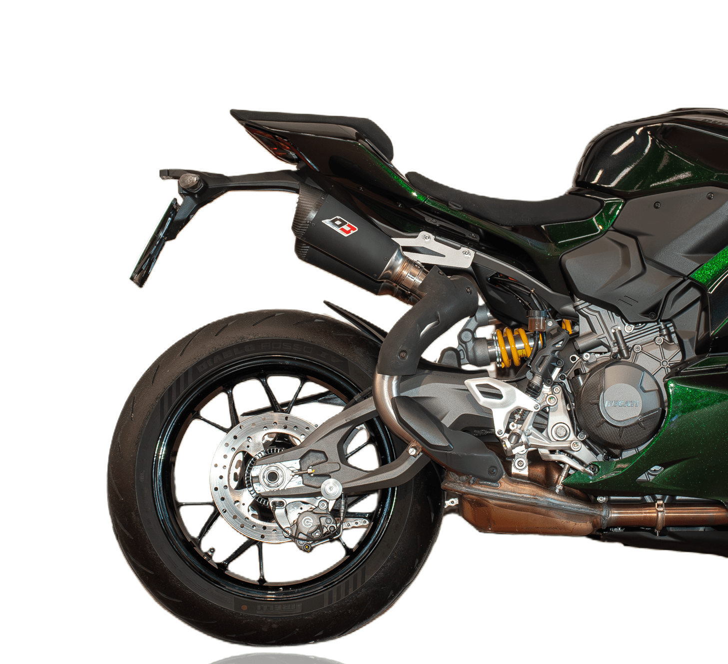 Panigale v2 2025 > slip-on system twin gunshot Dark Matter - immagine 2