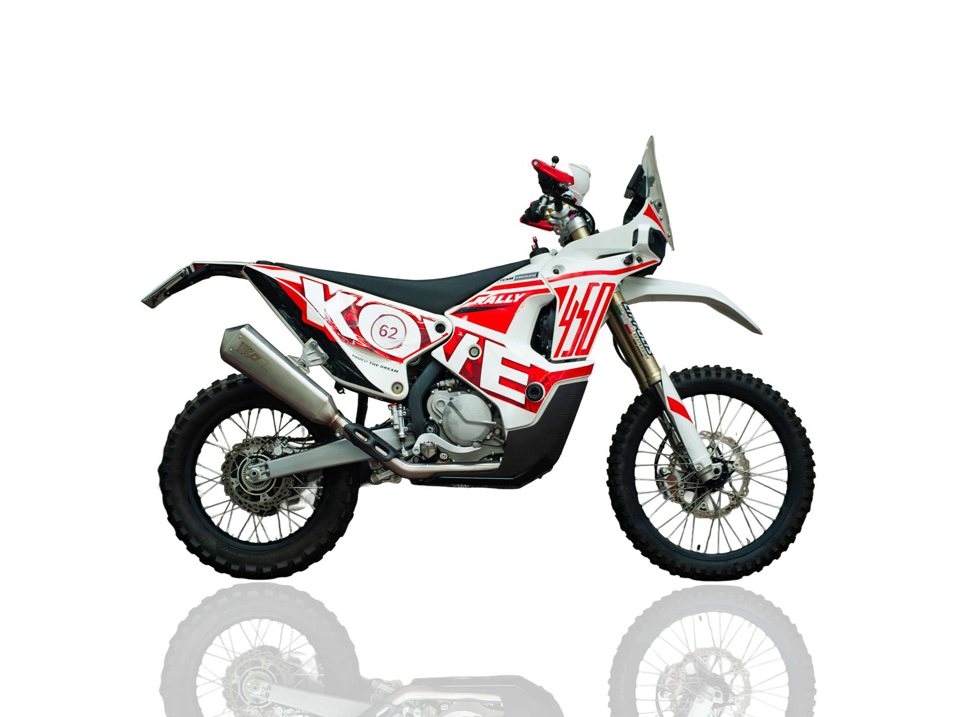 KOVE 450 RALLY semi-full system X-TREME